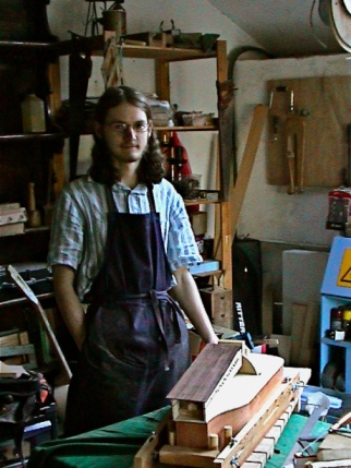 Me standing in my workshop