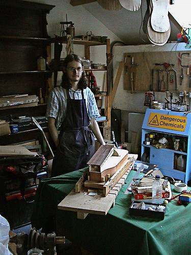 Me in my Workshop